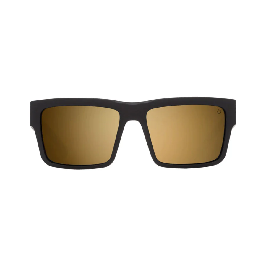 SPY Montana Soft Matte Black - Happy Bronze Gold Mirror - Image 3