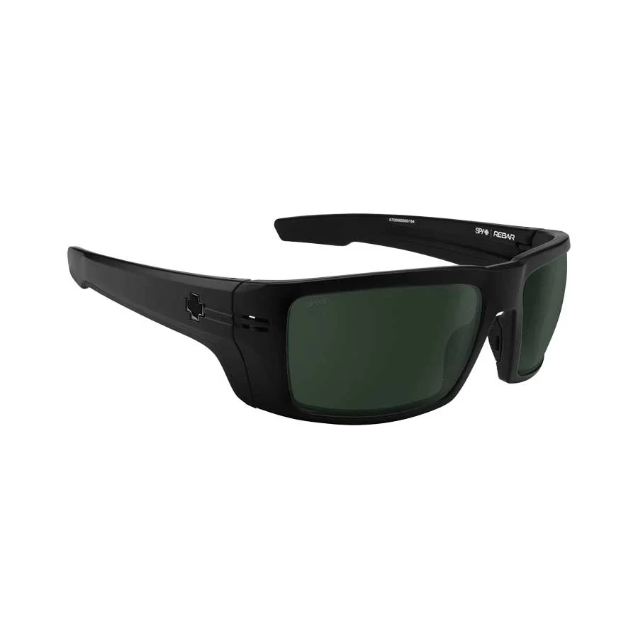 SPY Rebar ANSI RX Matte Black - Happy Gray Green Polar - Image 4