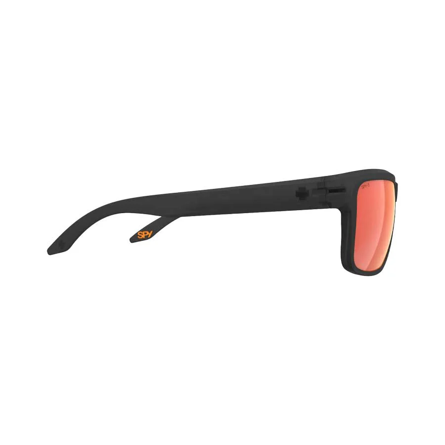 SPY Region XL ANSI Translucent Matte Black - Happy Boost Polar Orange Mirror - Image 2