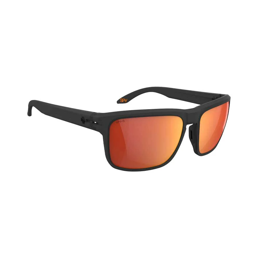SPY Region XL ANSI Translucent Matte Black - Happy Boost Polar Orange Mirror - Image 4