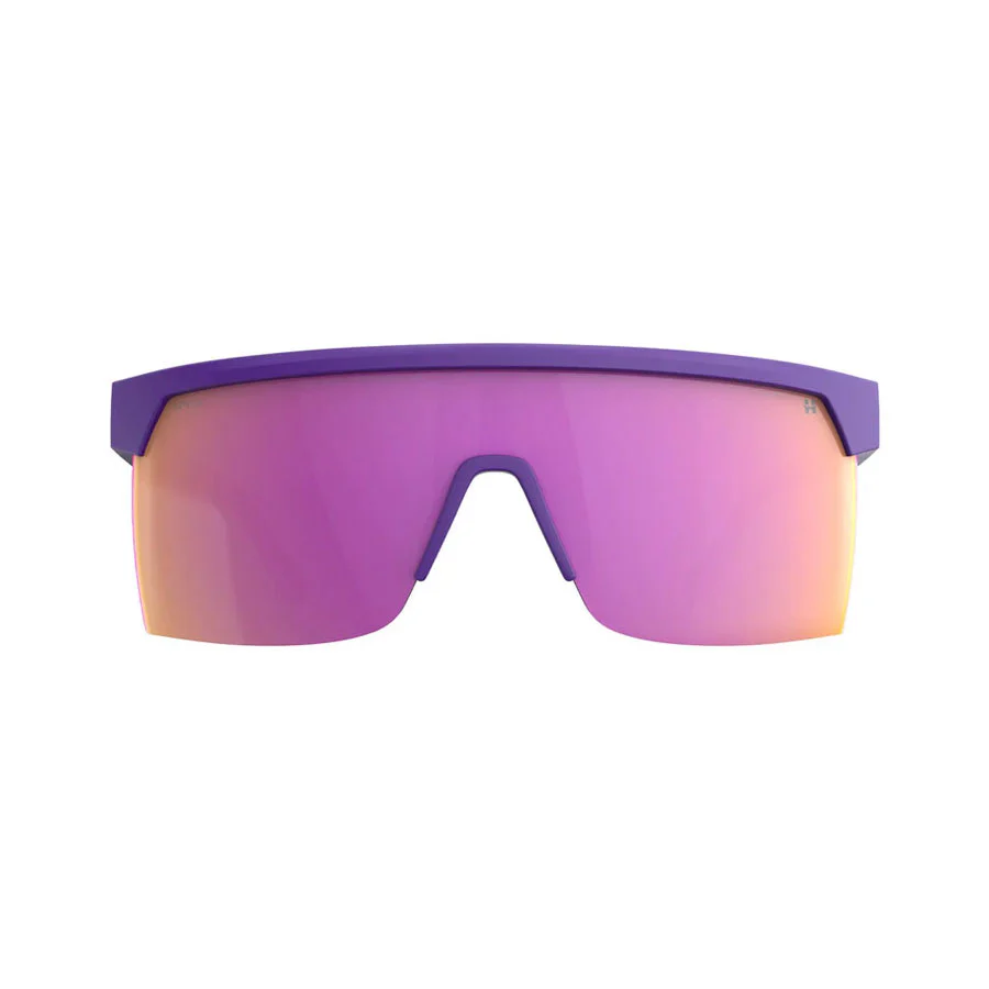 SPY Super Flynn Ansi Matte Purple - Happy Gray Green Pink Mirror - Image 3