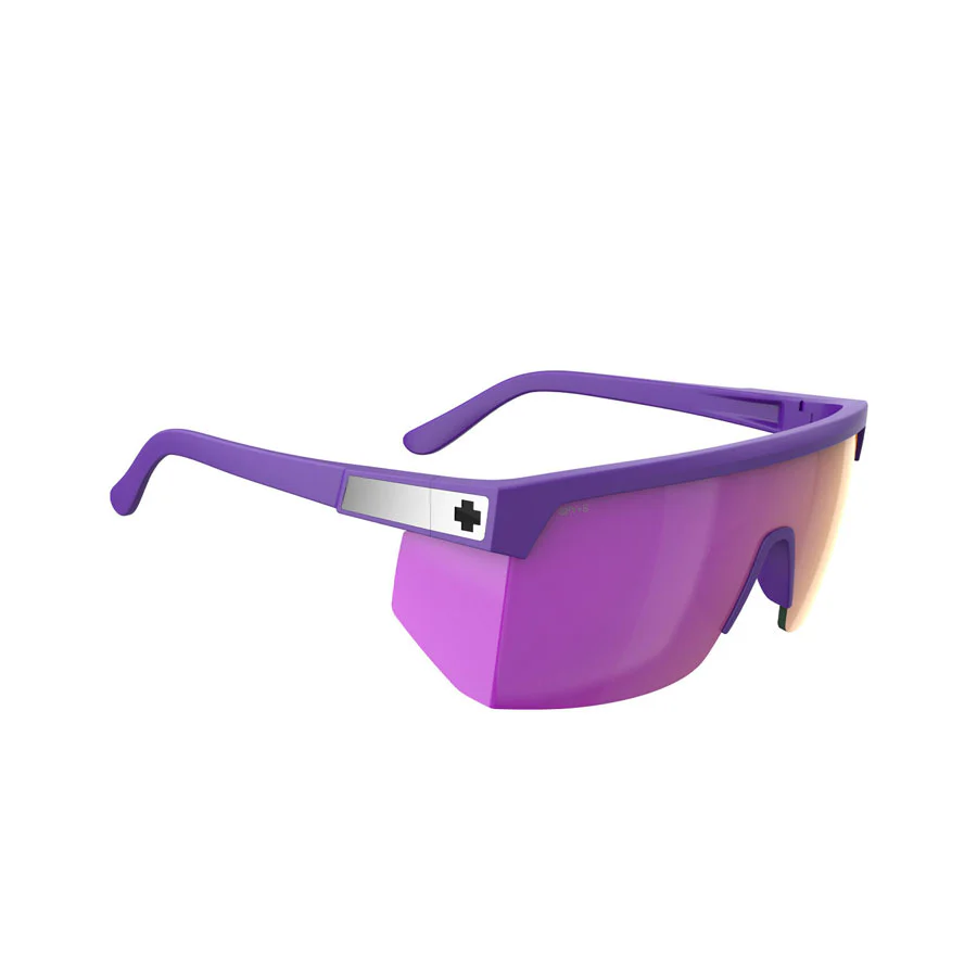 SPY Super Flynn Ansi Matte Purple - Happy Gray Green Pink Mirror - Image 4