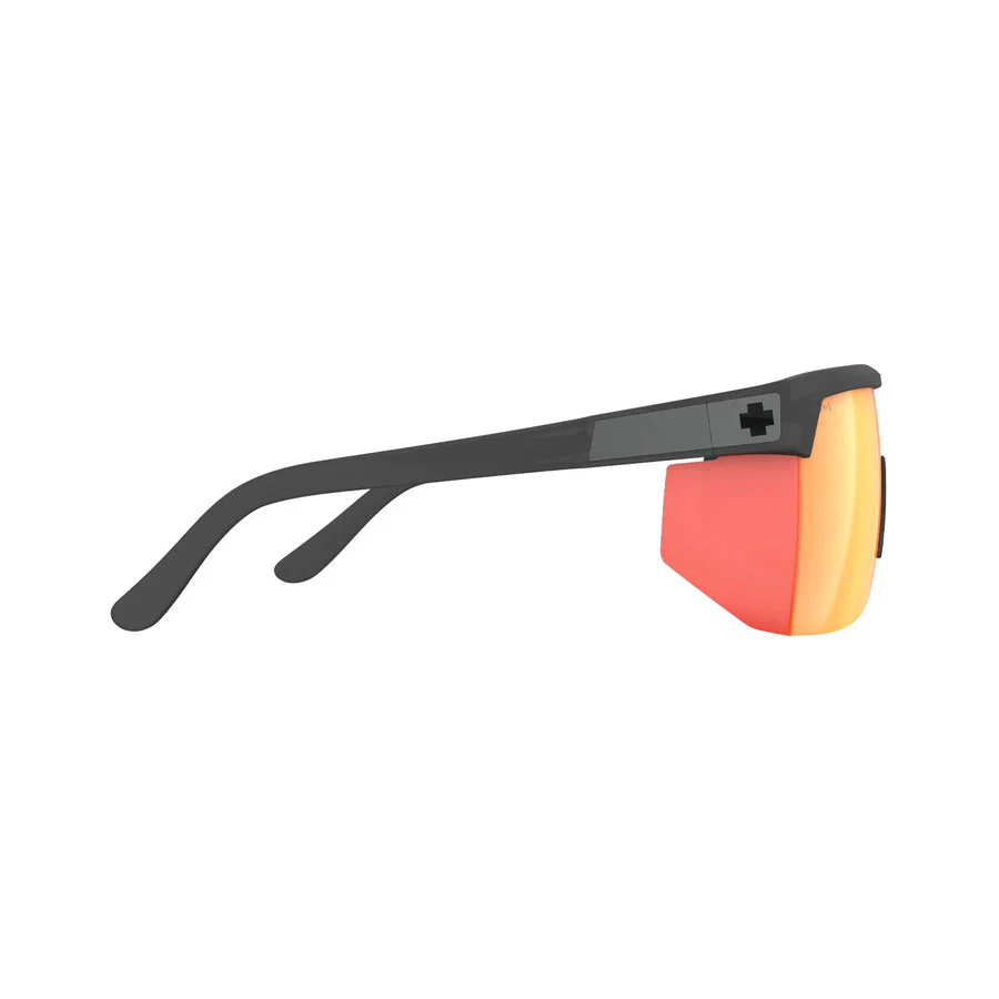SPY Super Flynn Ansi Translucent Matte Black - Happy Gray Green Orange Mirror - Image 2