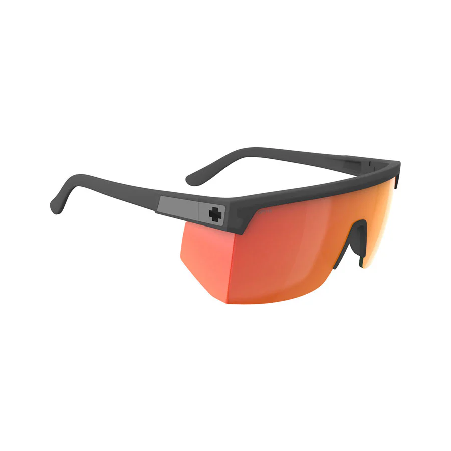 SPY Super Flynn Ansi Translucent Matte Black - Happy Gray Green Orange Mirror - Image 4