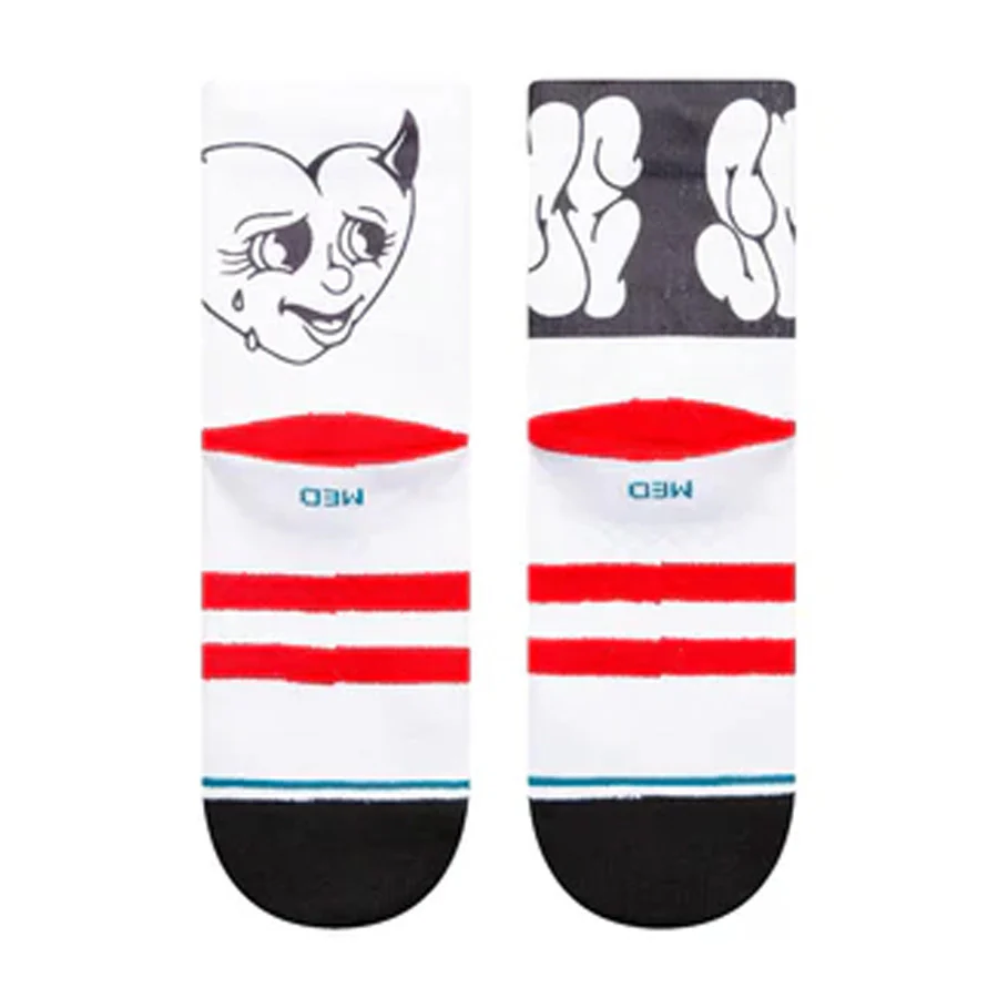 Stance Arpa Spare Me Quarter Sock White - Image 2