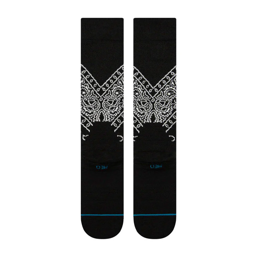 Stance Barrio Mid Snowboard Sock - Black - Image 3