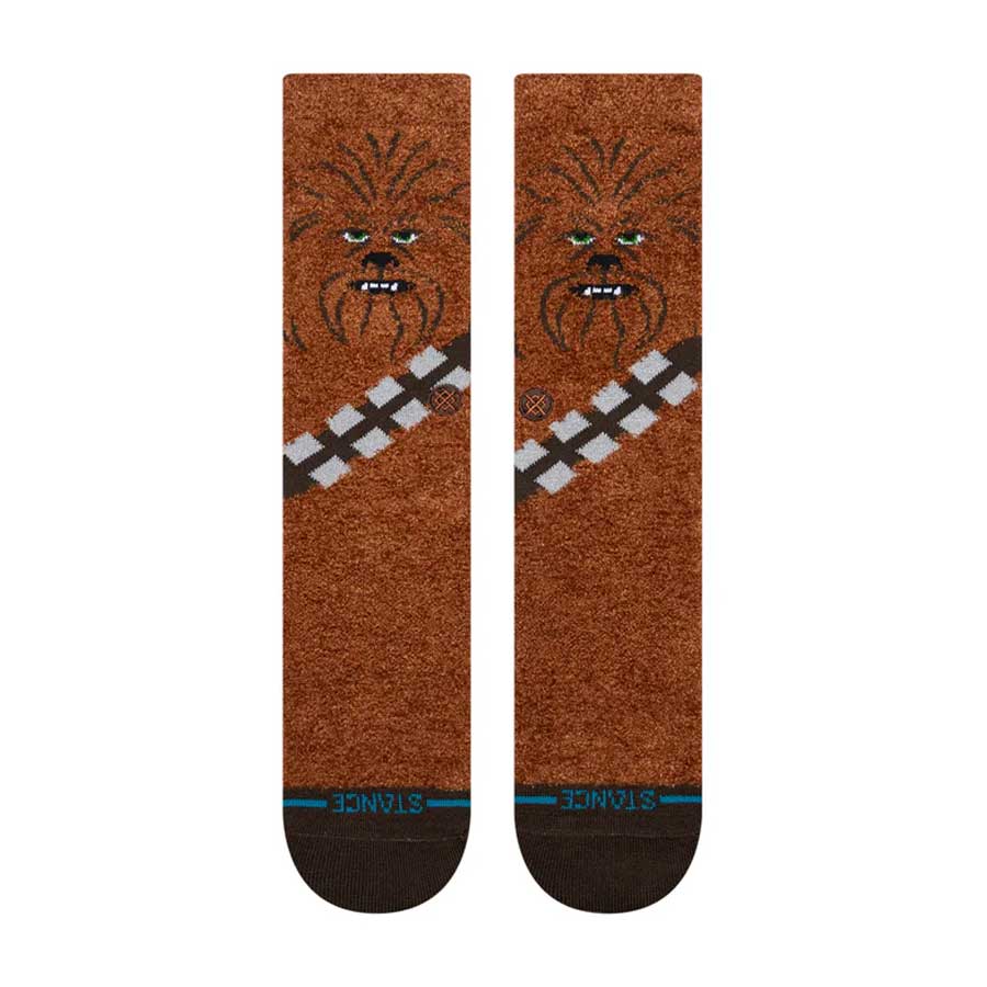 Stance Chewie Crew Sock Brown - Image 2