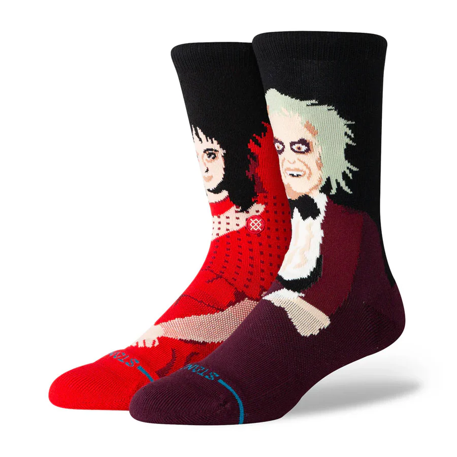 Stance Dearly Beloved Crew Sock Maroon - Image 3