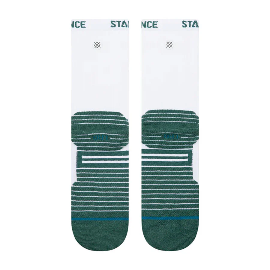 Stance Golf Fairway Ribbed Crew Sock White - Image 3