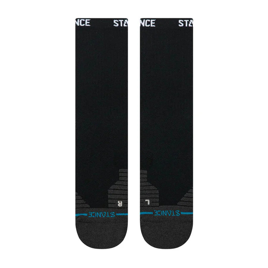 Stance Golf Ribbed Mid Crew Sock Black - Image 2