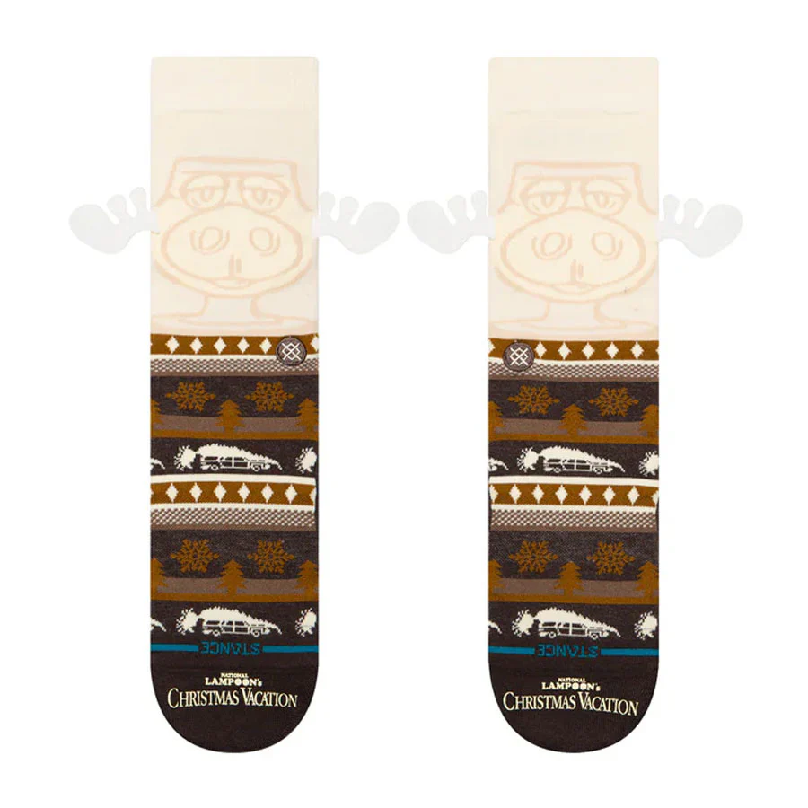 Stance Have Some Eggnog Crew Sock Darkbrown - Image 2