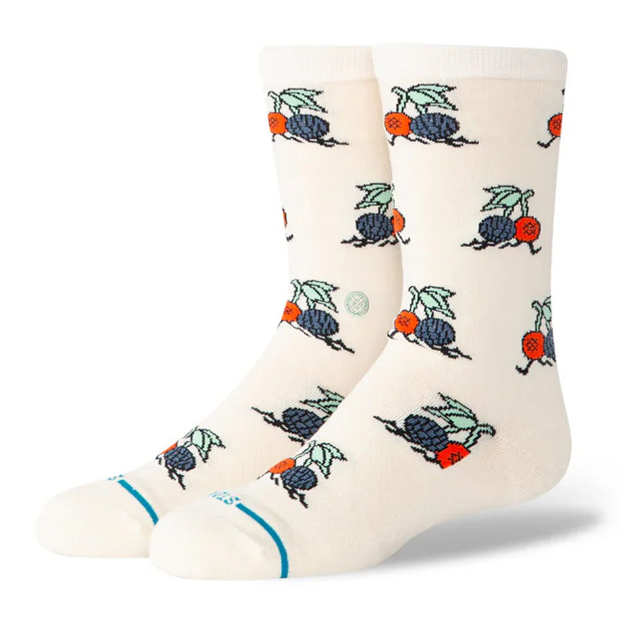 Stance Kids' Community Crew Sock Ivory