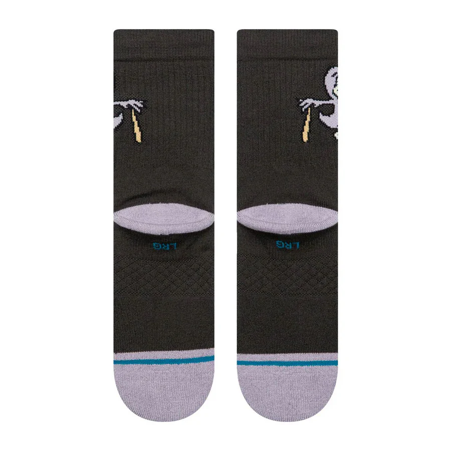 Stance Kids' Lights Out Crew Sock Charcoal - Image 3