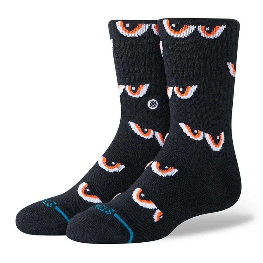 Stance Kids' Neighborly Crew Sock Black