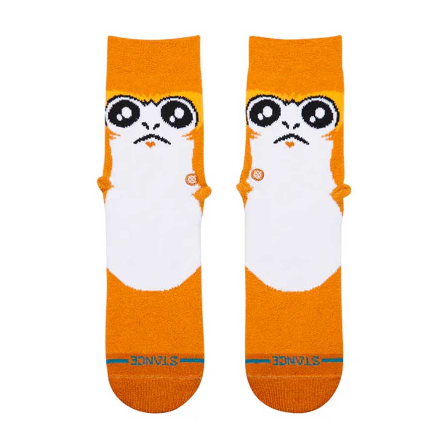 Stance Kids' Porg Crew Sock Brown - Image 2