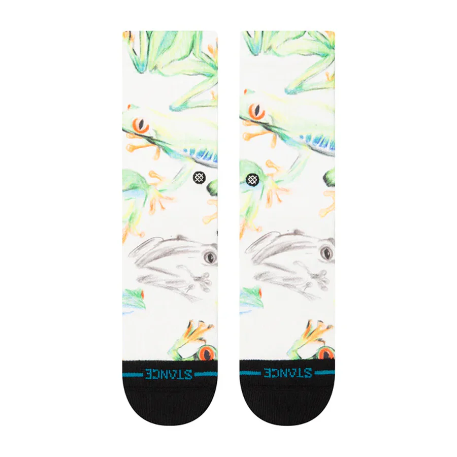 Stance Kids' Stick To It Crew Sock Canvas - Image 2