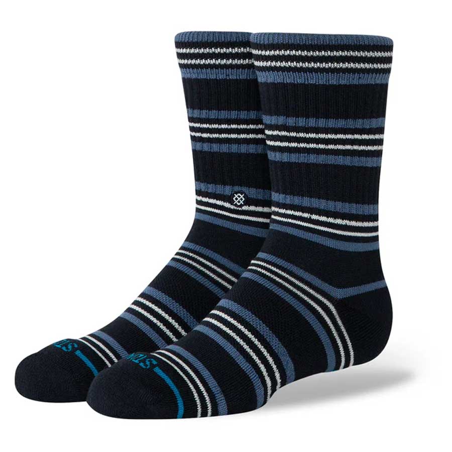 Stance Kids' Trailblazer Crew Sock Black