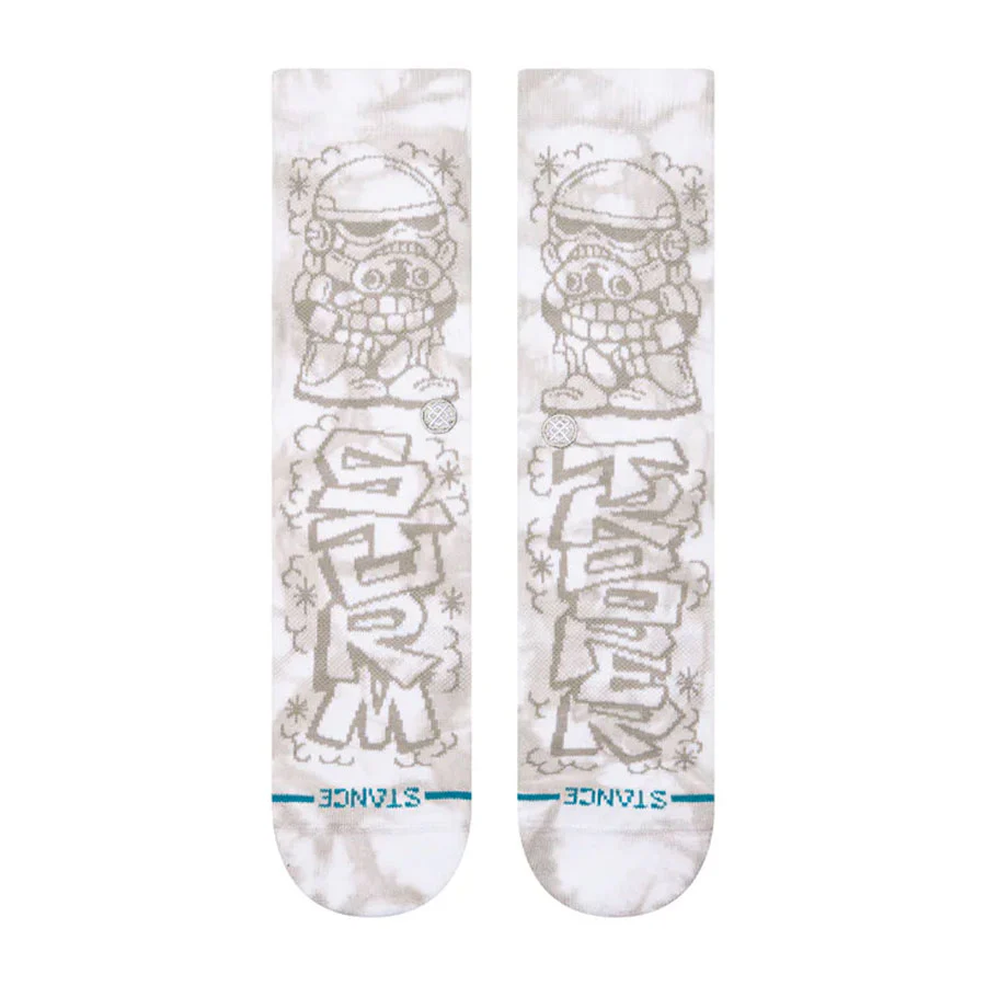 Stance Lucas Film Dj Trooper Crew Sock White - Image 2