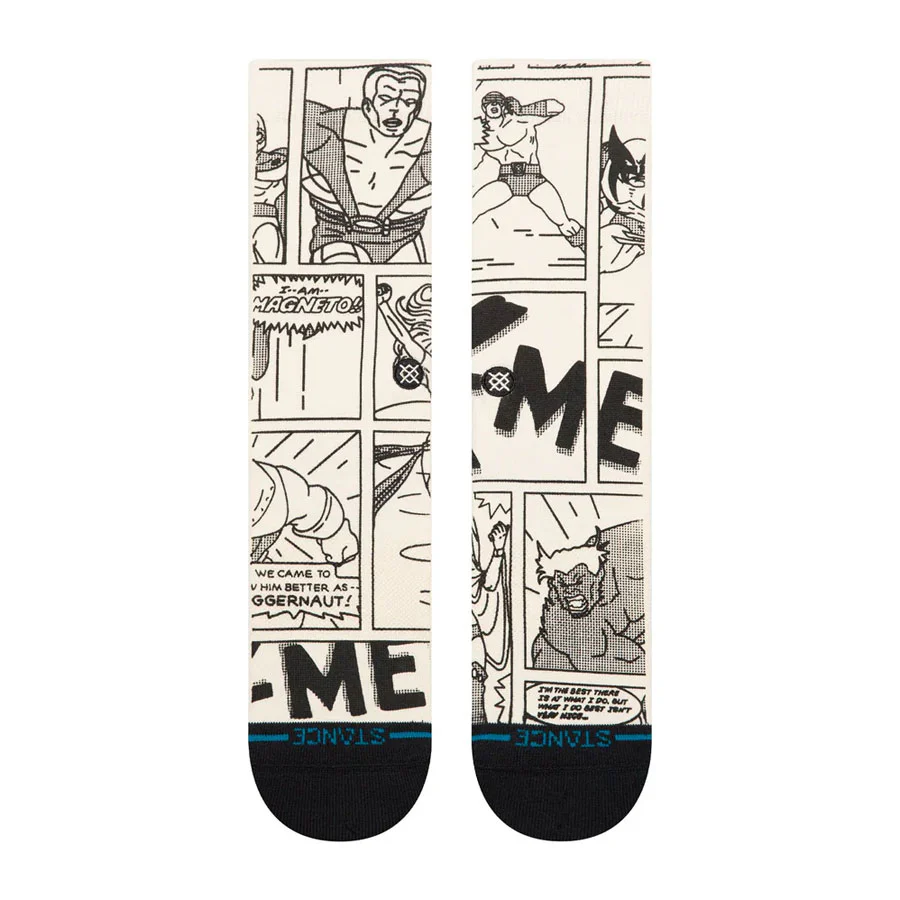 Stance Marvel Good Vs Bad Crew Sock Black/White - Image 2
