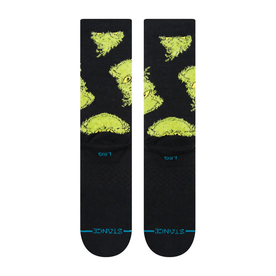 Stance Mean One Crew Sock Black - Image 3
