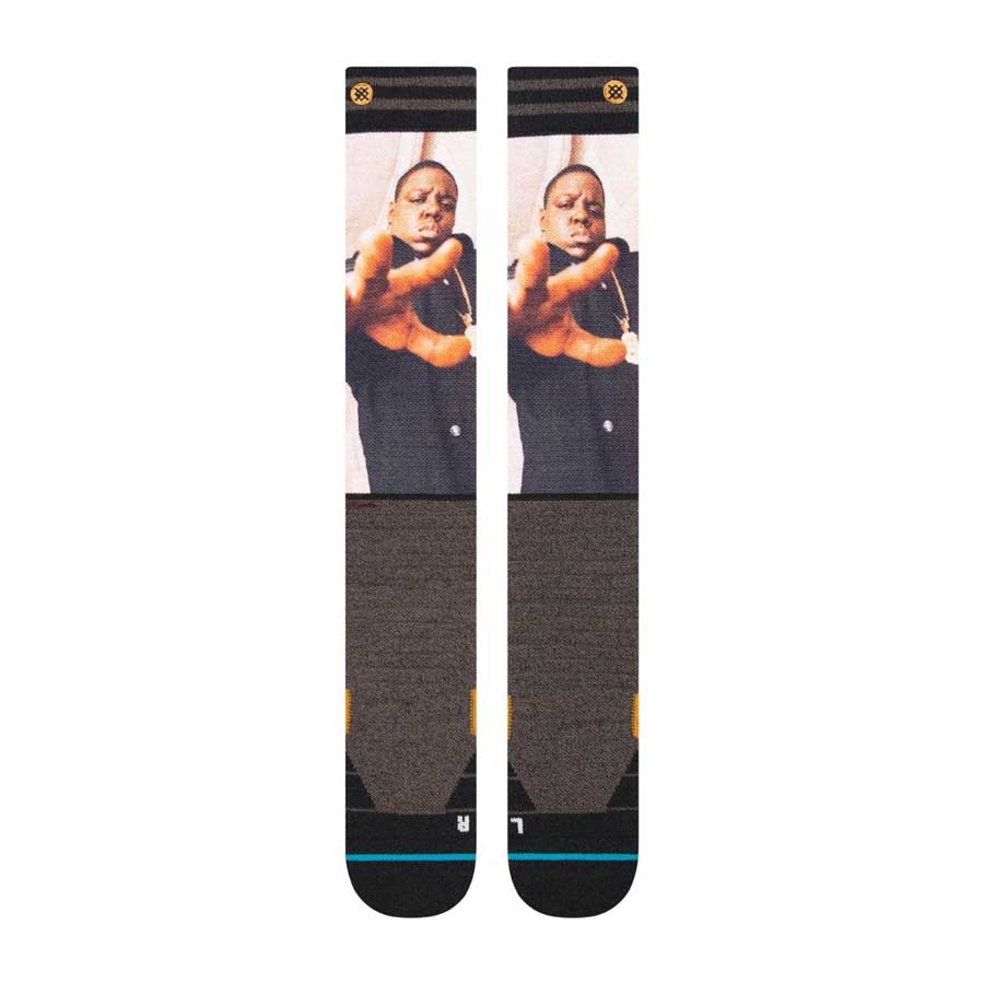 Stance Men's Biggie King of NY Snowboard Sock Black 2026 - Image 2