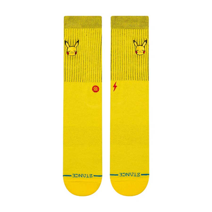 Stance Pikachu Crew Sock Yellow - Image 2