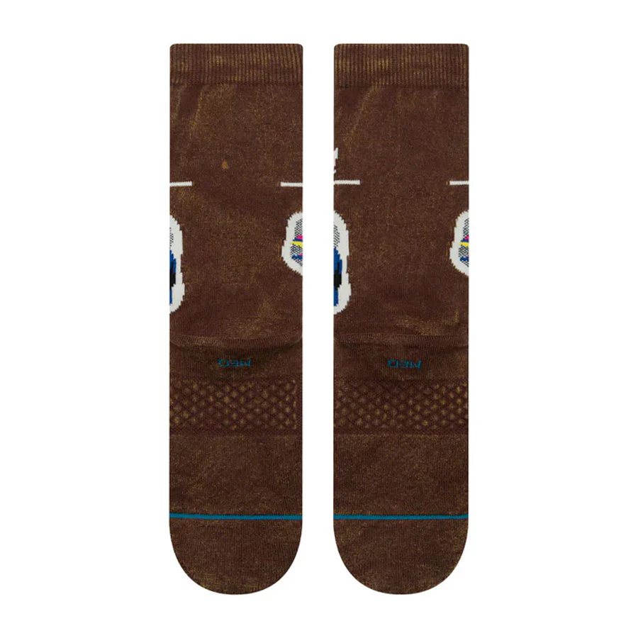Stance Recently Deceased Crew Sock Brown - Image 3