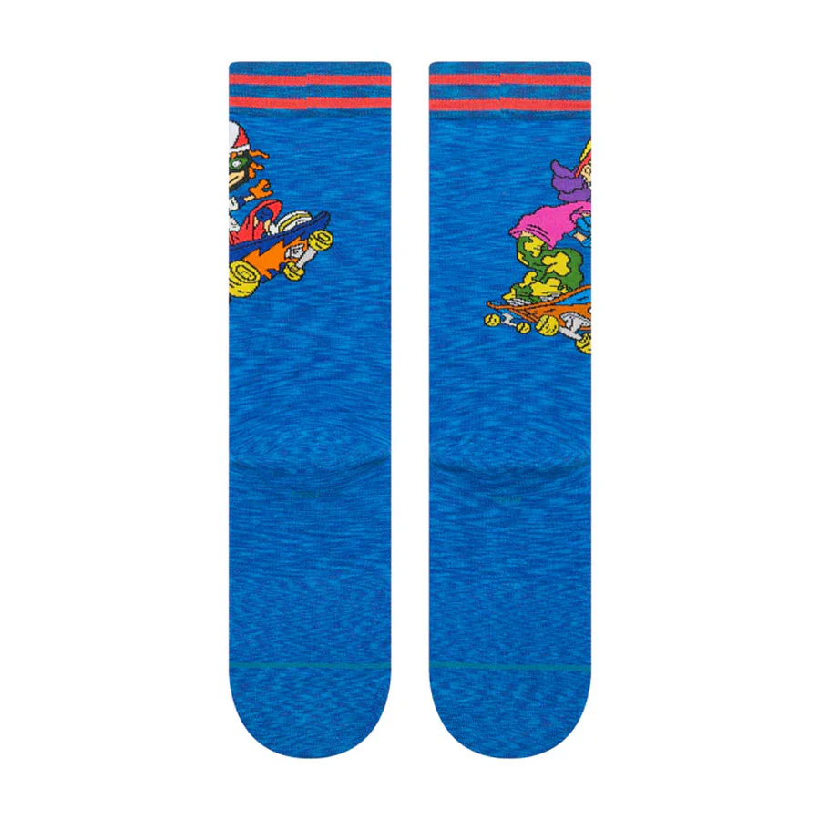 Stance Rocket Power Reggie and Otto Crew Sock Royal - Image 3