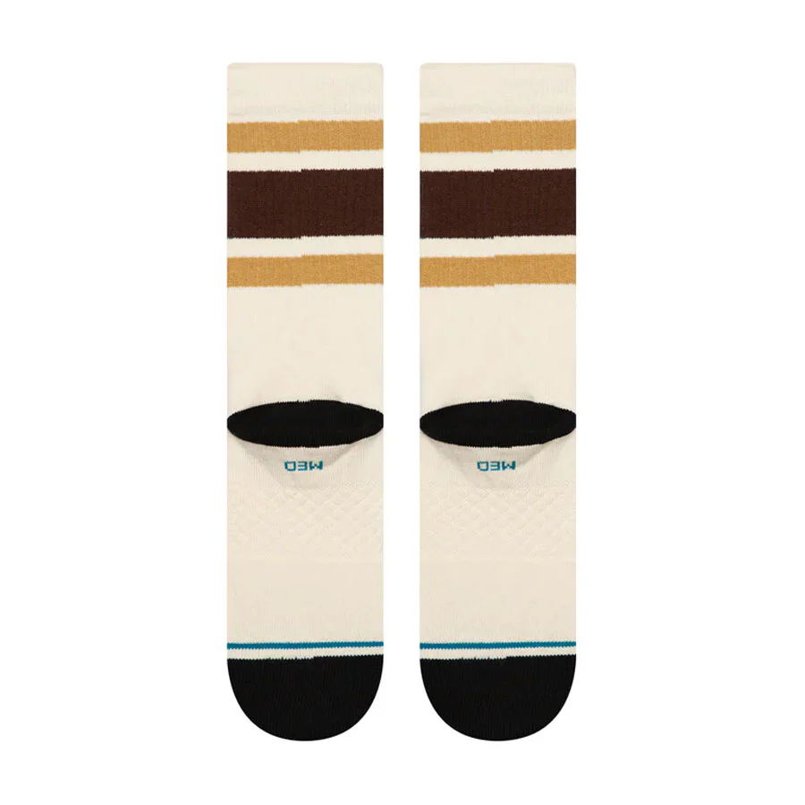 Stance Staple Boyd Crew Sock Dark Brown - Image 3