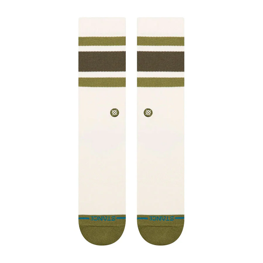 Stance Staple Boyd Crew Sock Military Green - Image 2