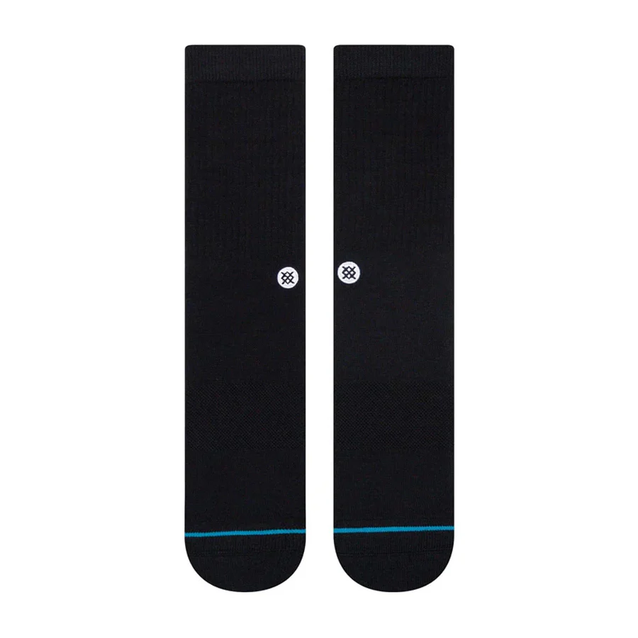 Stance Staple Icon Crew Sock Black/White - Image 2