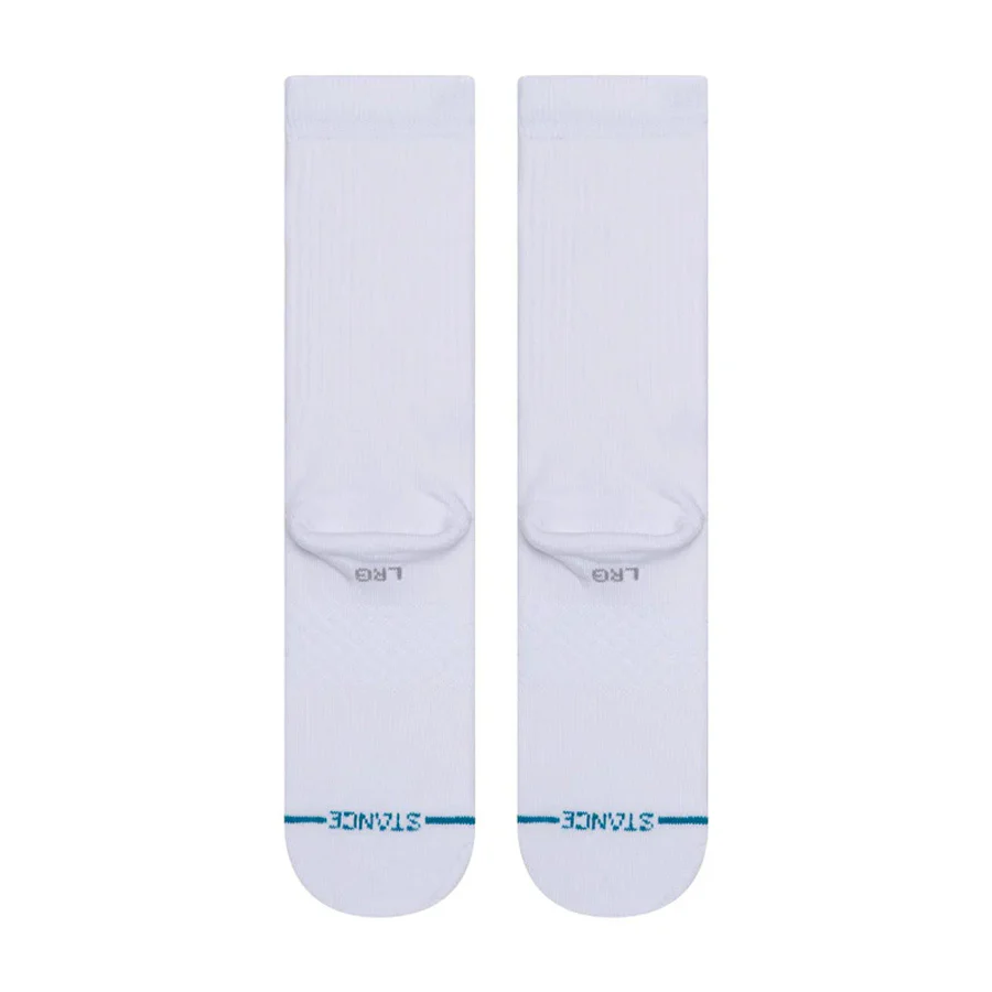 Stance Staple Icon Crew Sock White/Black - Image 3