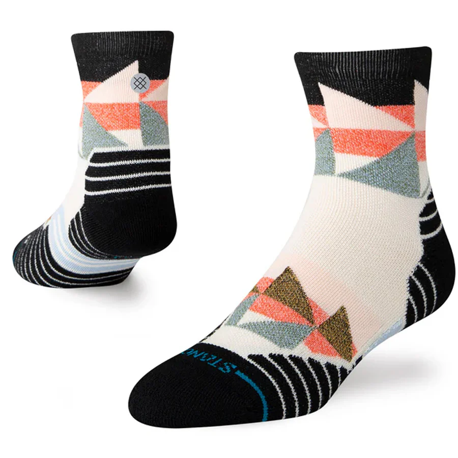 Stance Women's Athl Tri Wool Mid Quarter Sock Black