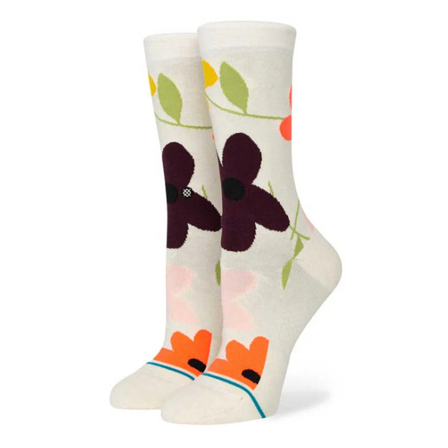Stance Women's Baby Bloom Crew - Offwhite