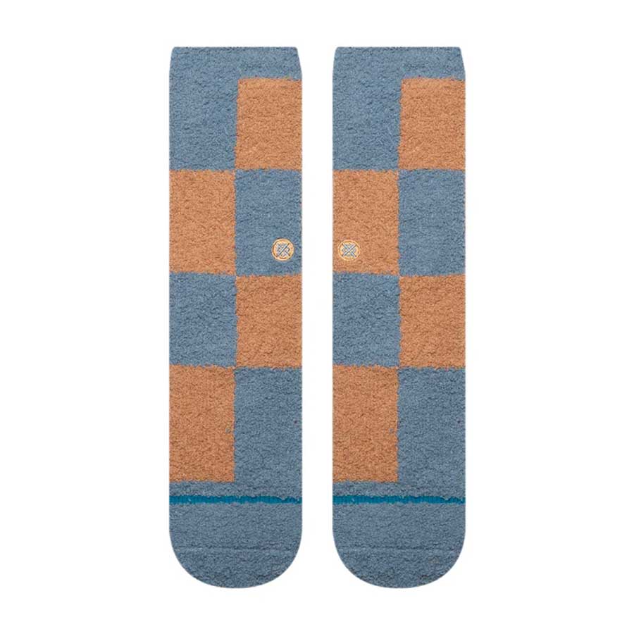 Stance Women's Patchwork Cozy Crew Sock Seablue - Image 2