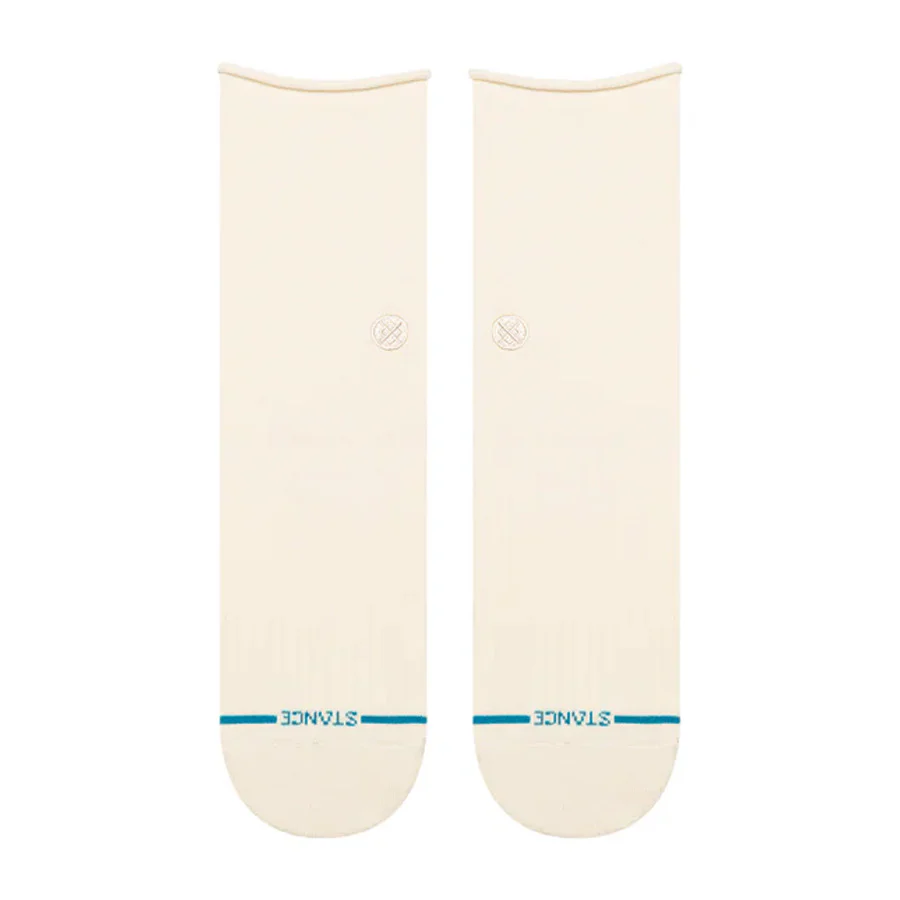 Stance Women's Rolled Cuff Quarter Sock Ivory - Image 2
