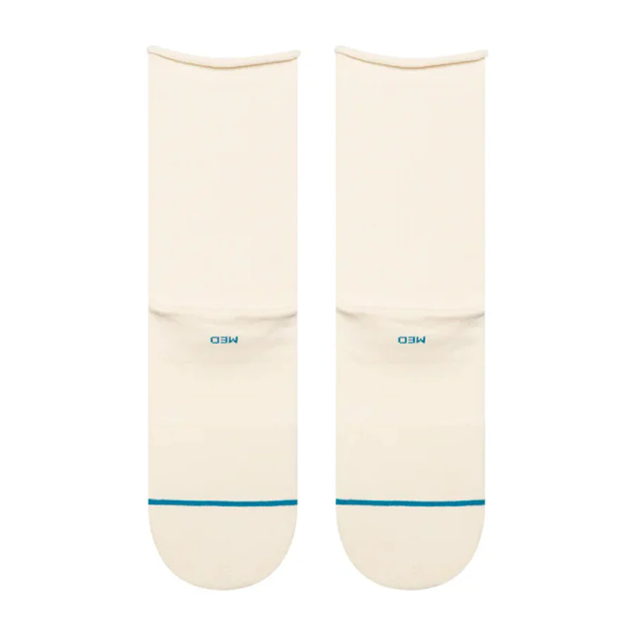 Stance Women's Rolled Cuff Quarter Sock Ivory - Image 3