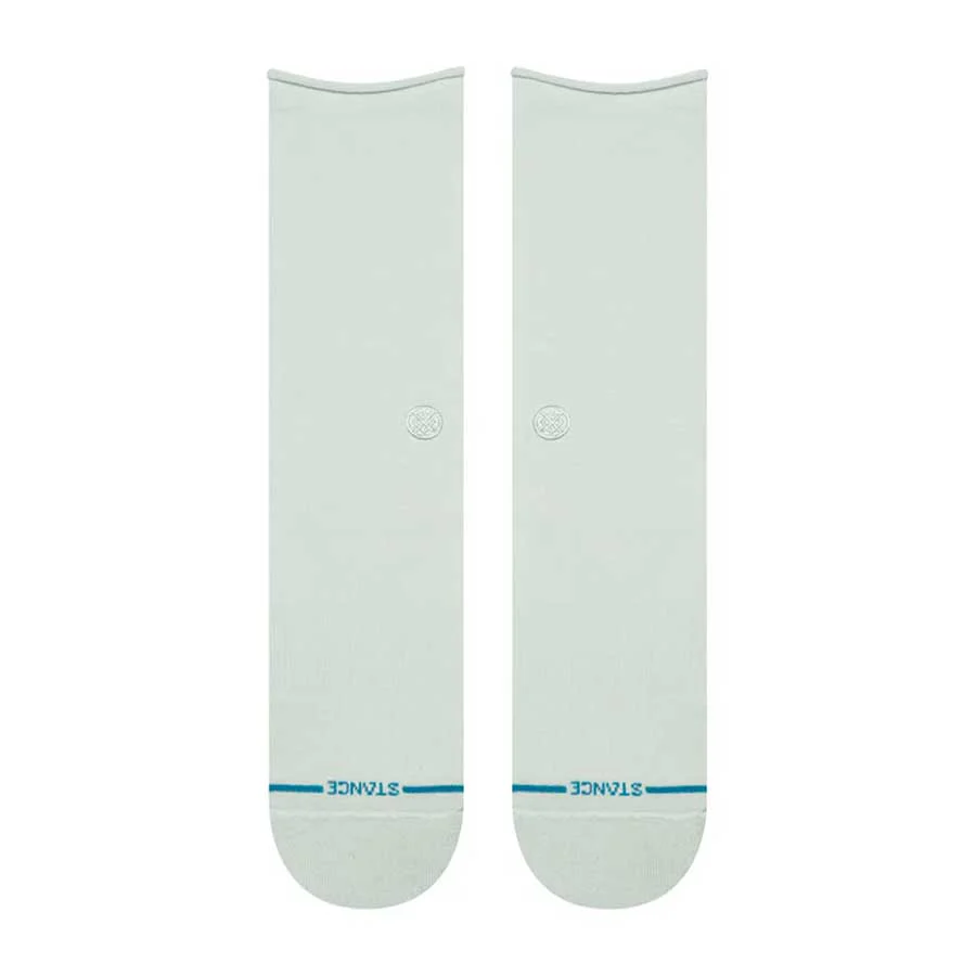 Stance Women's Rolled Solid Crew Sock Paleblue - Image 2