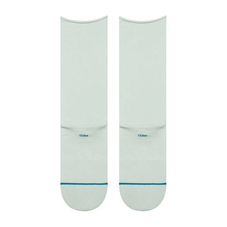 Stance Women's Rolled Solid Crew Sock Paleblue - Image 3