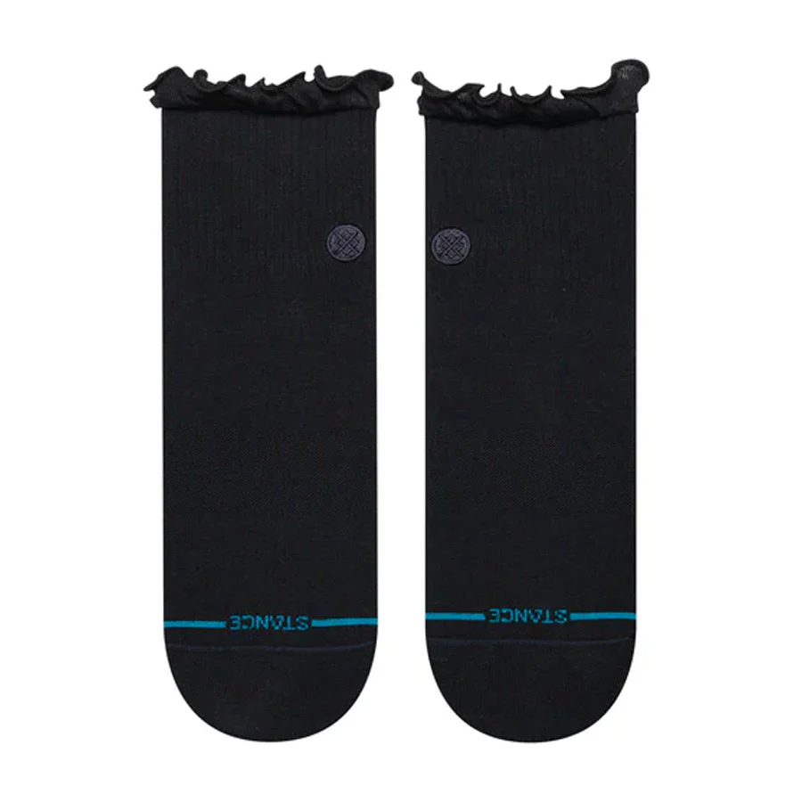 Stance Women's Ruffle Icon Quarter Sock Black - Image 3