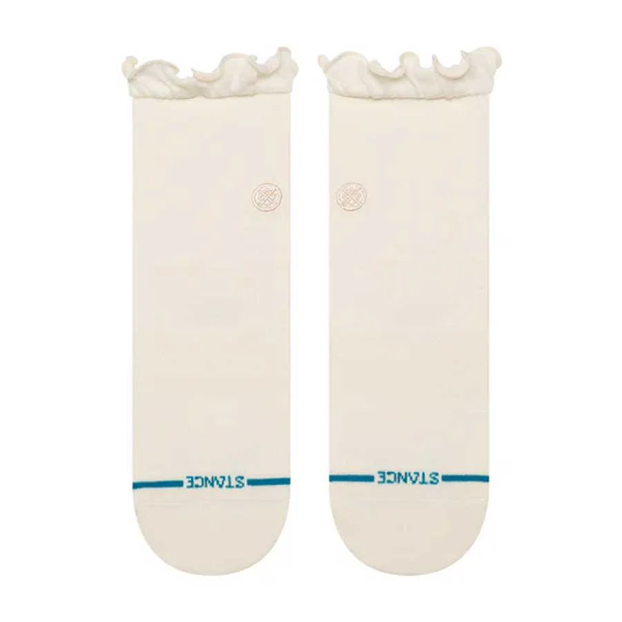 Stance Women's Ruffle Icon Quarter Sock Ivory - Image 2