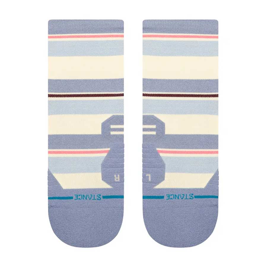 Stance Women's Run Milo Light Quarter Sock Blue - Image 2