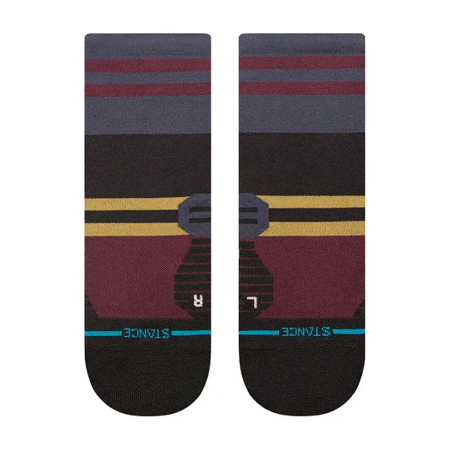 Stance Women's Run So Sporty Lt Quarter Sock Black - Image 2