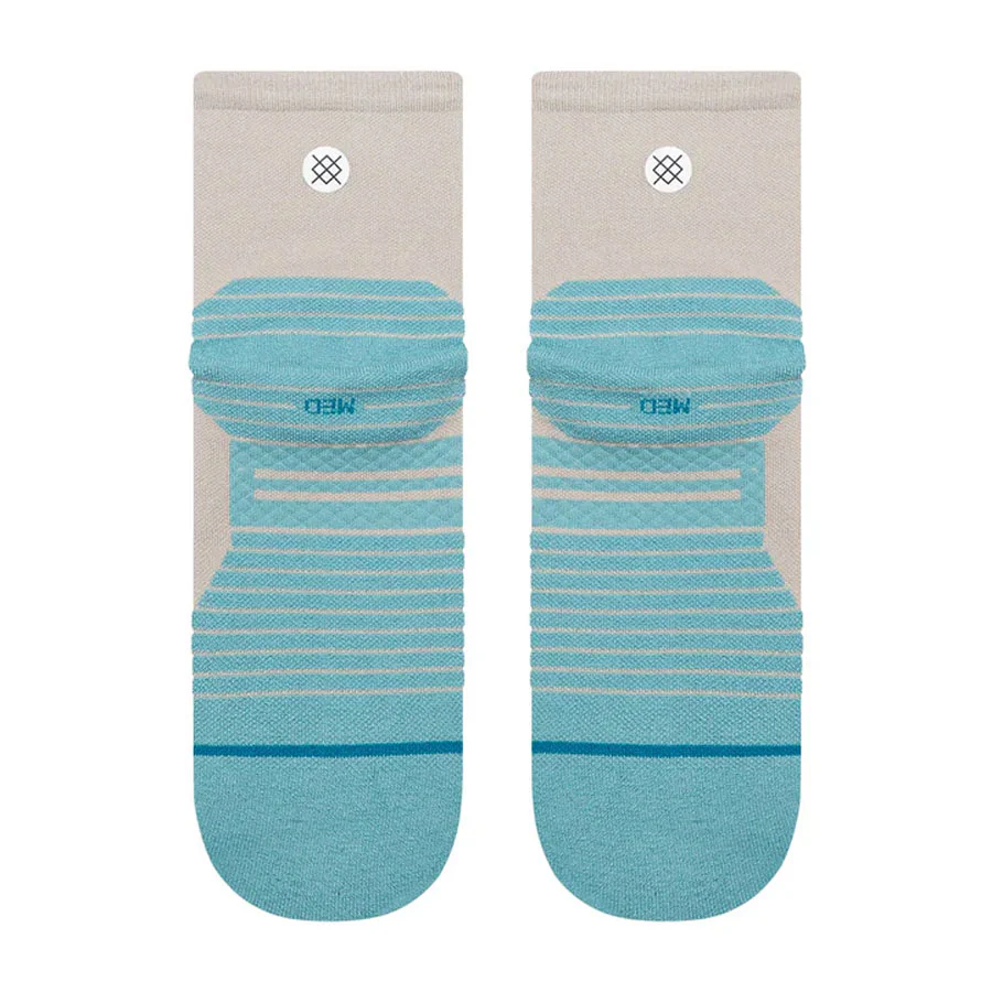 Stance Women's Run Two Tone Light Quarter Sock Light Blue - Image 3