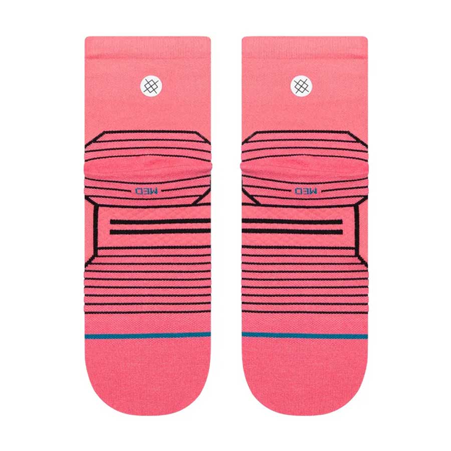 Stance Women's Run Variegated Ultra Quarter Sock Pink - Image 3