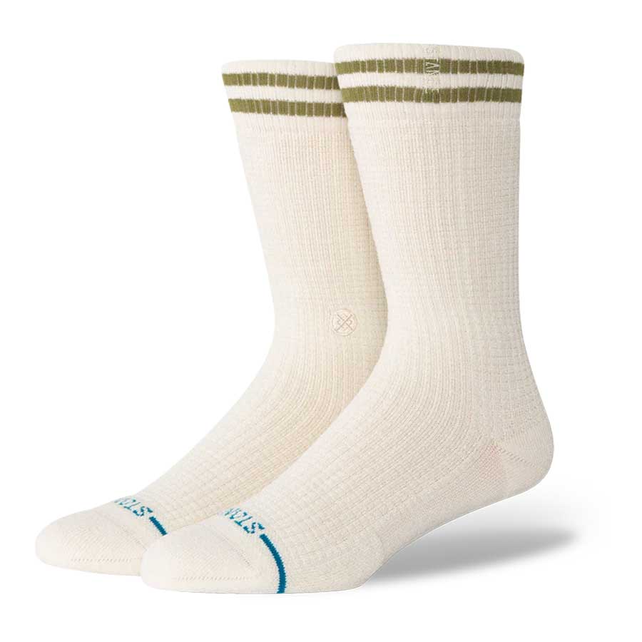 Stance Women's Waffles N Butter Crew Sock Ivory