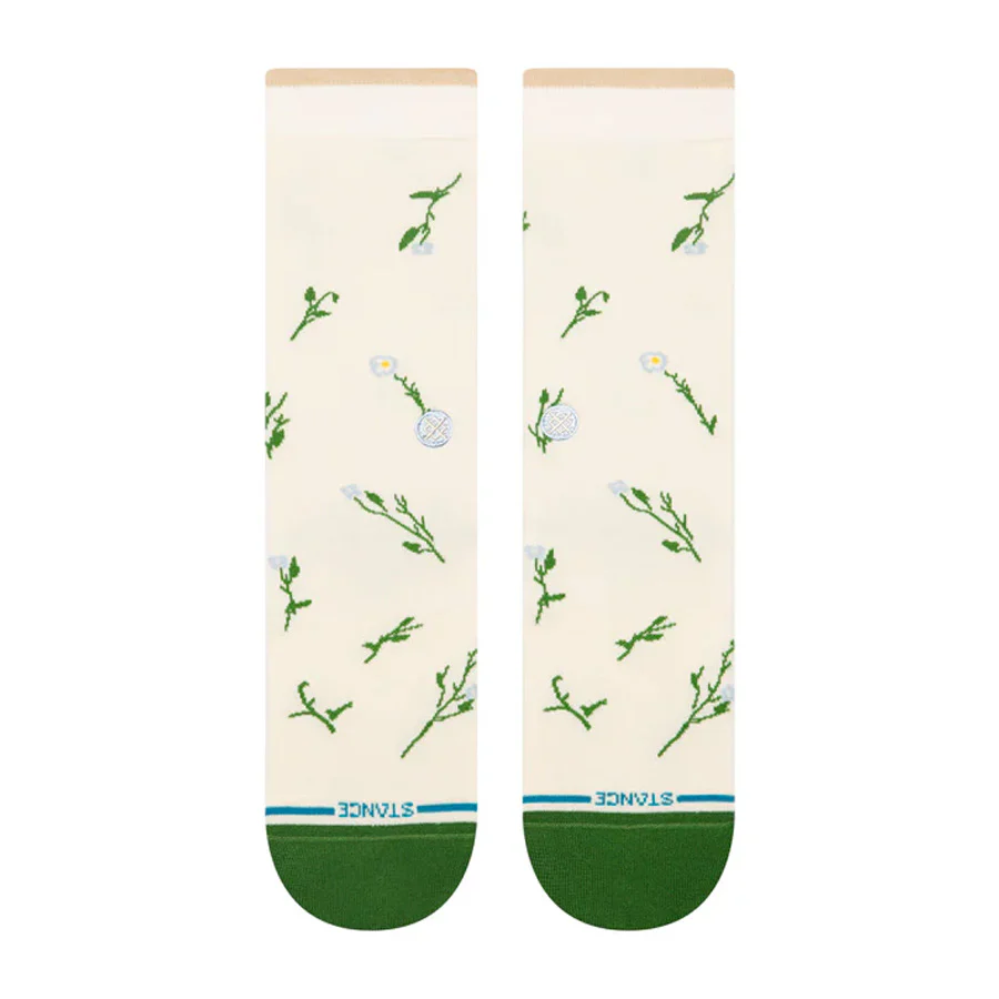 Stance Women's Wildflower Crew Sock Ivory - Image 2