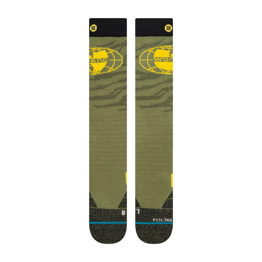 Stance Wu World Black Snowboard Sock- Black - Image 2