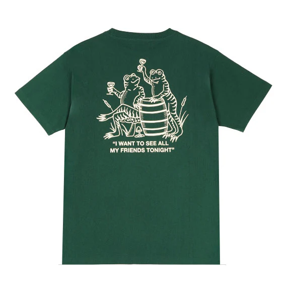 Taikan Friends T-Shirt Forest Green - Image 2