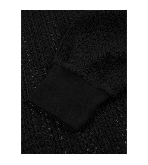 Taikan Loose Knit Crocheted Sweater Black - Image 3